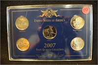 2007 Gold Plated State Quarter Collection