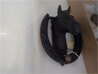 Horse head door knocker