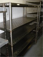 S/S Storage Shelf-24 x60 x 65 Inch (No Contents)