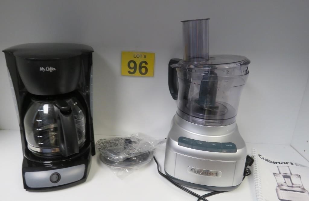 Mr Coffee & Cuisinart Processor