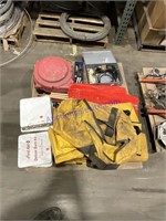 Electric reels, safety flags, tool, kit, bags,