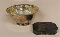 Paul Revere Silverplate Bowl & St. James
