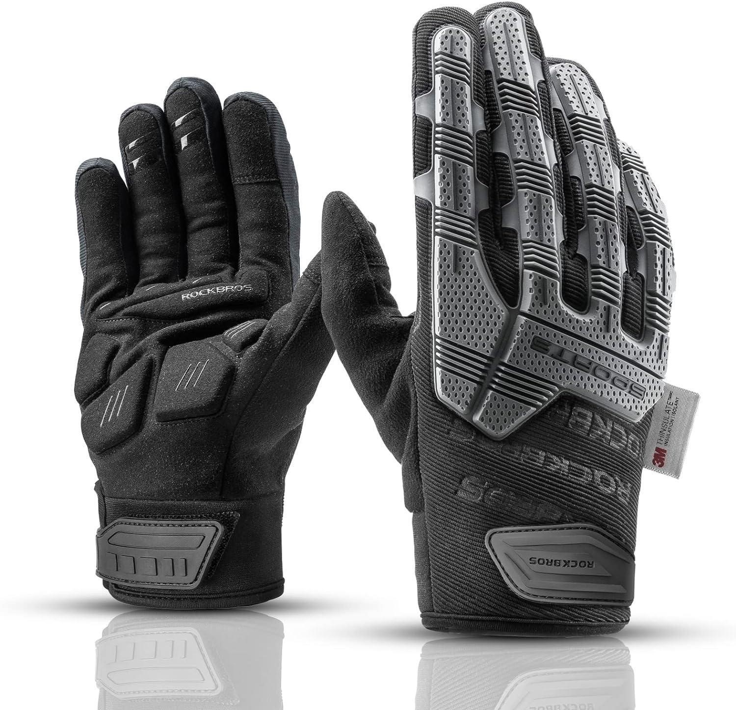 Winter Motorcycle Bike Gloves for Men Women