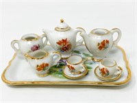 Limoges France miniature tea set