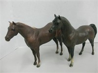 2 Breyer Plastic Horses - 8.75" Tallest