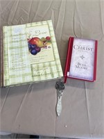 Address book organizer, and Beth Moore devotional