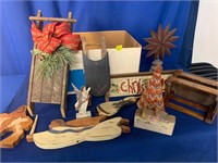 Assorted Wooden Decorations