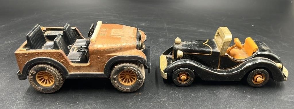 Vintage Buddy L Jeep & Car