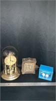 Vintage clocks,  light post votives tested