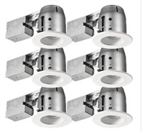 4 in. White Recessed Kit (5pack)