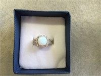 Ethiopian Opal With Diamond Crystals - Size 6