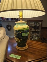Table Lamp With Lighthouse Scene