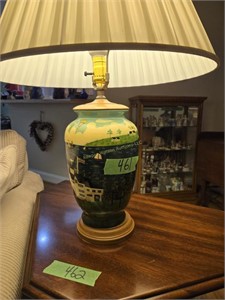 Table Lamp With Lighthouse Scene