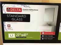 Delta Frameless Mirror, 27 inch x 41 inch