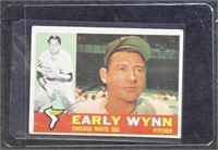 Early Wynn 1960 Topps #1 Baseball Card, with some
