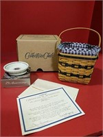 JW Collection miniature two-pie basket
