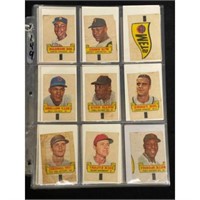 (30) 1966 Topps Rub Offs Near Set With Hof