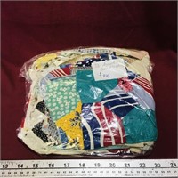 Lot Of 33 Assorted Size Block Fabrics (Vintage)