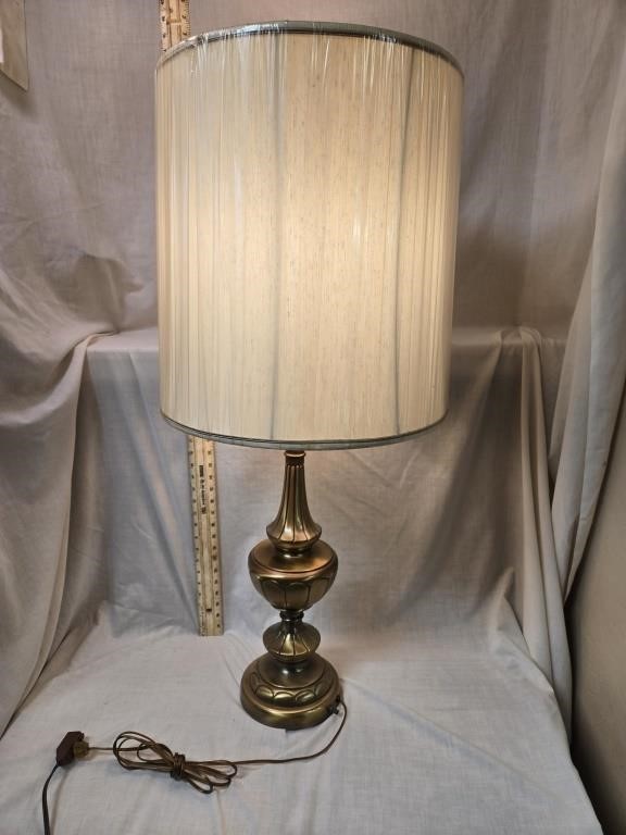 Vintage Stiffel Brass Candlestick Lamp