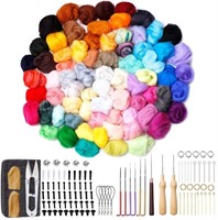72 Colors Wool Needle Felting Kit for Beginners