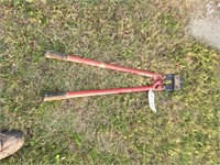 Pair of large bolt cutters