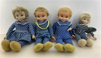 (4) Vtg Mrs. Beasley Dolls 3 - 21" & small is 16"