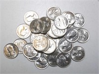 Quantity of high grade Australian 3d silver coins