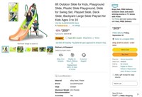 W1030  "Outdoor Slide for Kids, Playground Slide"