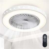 Low Profile Ceiling Fan With Light And Remote