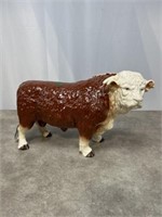 Vintage large ceramic Melba-ware Hereford bull