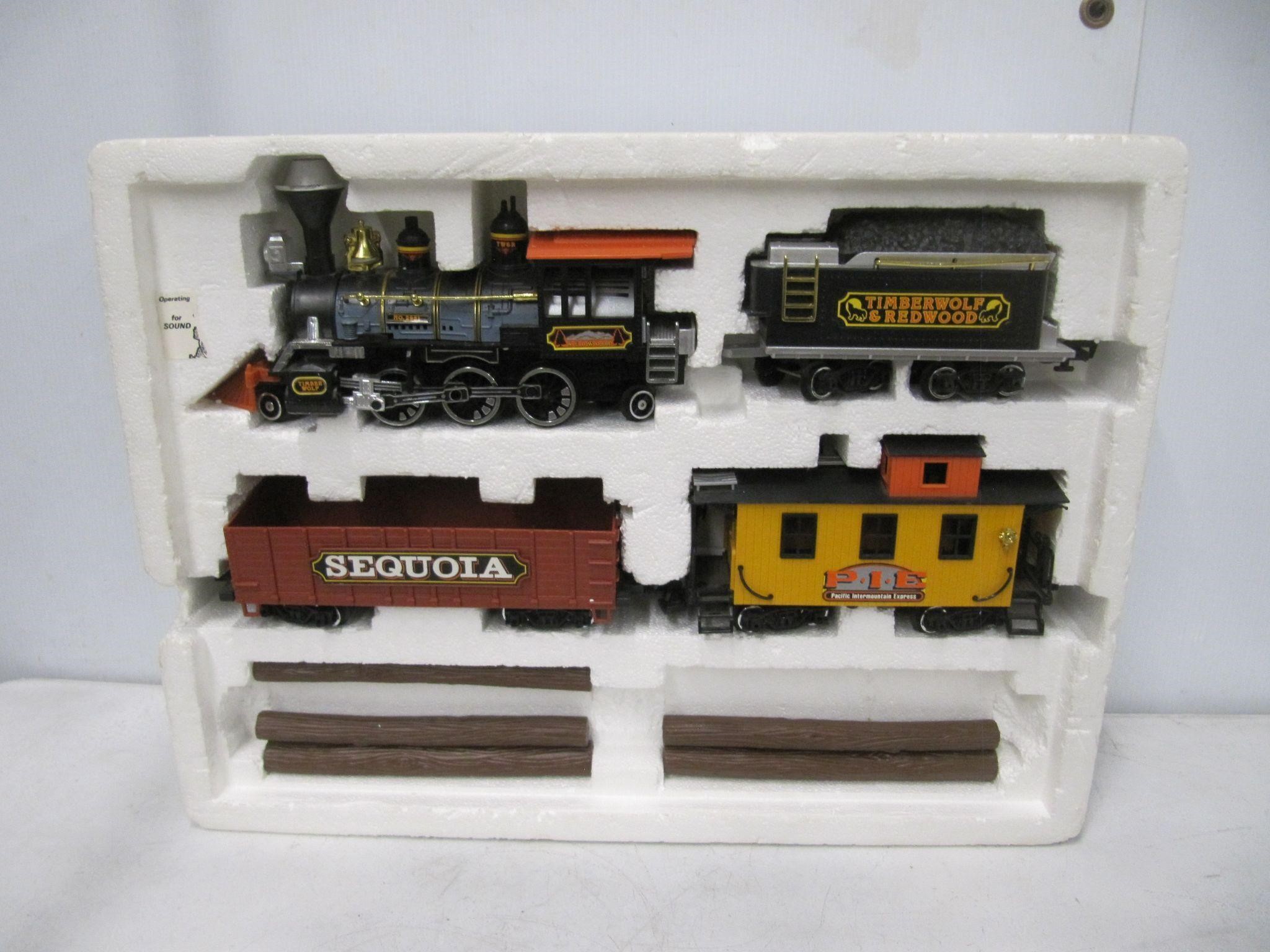 TIMBERWOLF & REDWOOD BATTERY TOY TRAIN SET