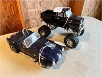 2pc Die Cast Shelby Cobra & 56 Ford F-100