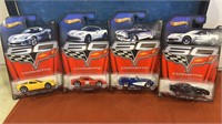 4New Corvette Hot wheels On card