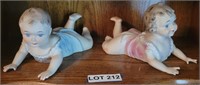 (2) Porcelain Belly Babies