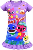 Baby Shark Girls Night Dress