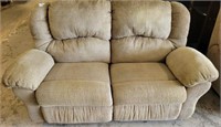 DOUBLE RECLINING UPHOLSTERED LOVE SEAT