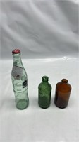 Old bottles and Coke bottle