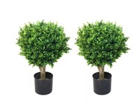 $157-2-Pk 24" Artificial Large Potted Hedyotis