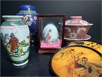 Lot of Asian Art Pieces - See Description