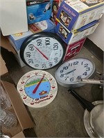 Thermometers & clock