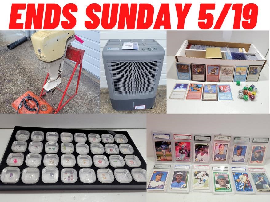 May 19th - Tools, Cards, Collectibles & More!