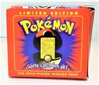 Pokemon 23 Kt Plate Card in Plastic