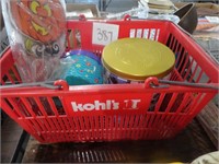 Kohls Basket with Tins