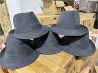 lot of 5 Nordstrom racks grey fedora hats brand