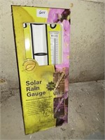Solar rain gauge