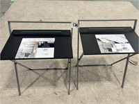 Set of two folding desks