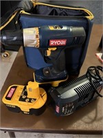 RYOBI Cordless Drill w/ Battery, Charger & Case