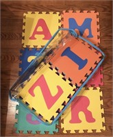 Pack of 17 Multi Color Foam Letter Puzzle Pieces