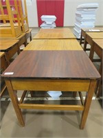 4 maple base school desks
