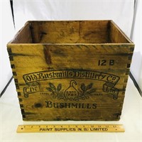 Toronto Liquor Board Bushmills Whiskey Crate